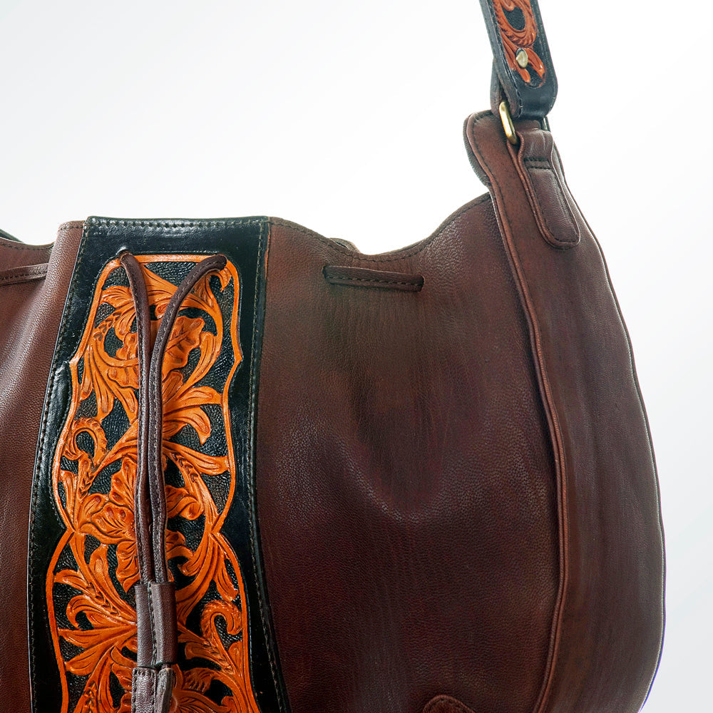 American Darling Hair-On Genuine Leather Hobo Bag