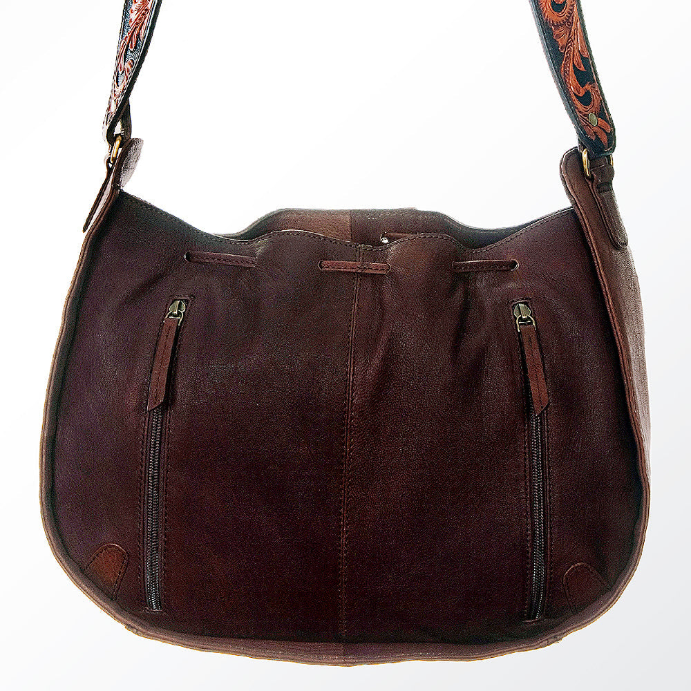American Darling Hair-On Genuine Leather Hobo Bag
