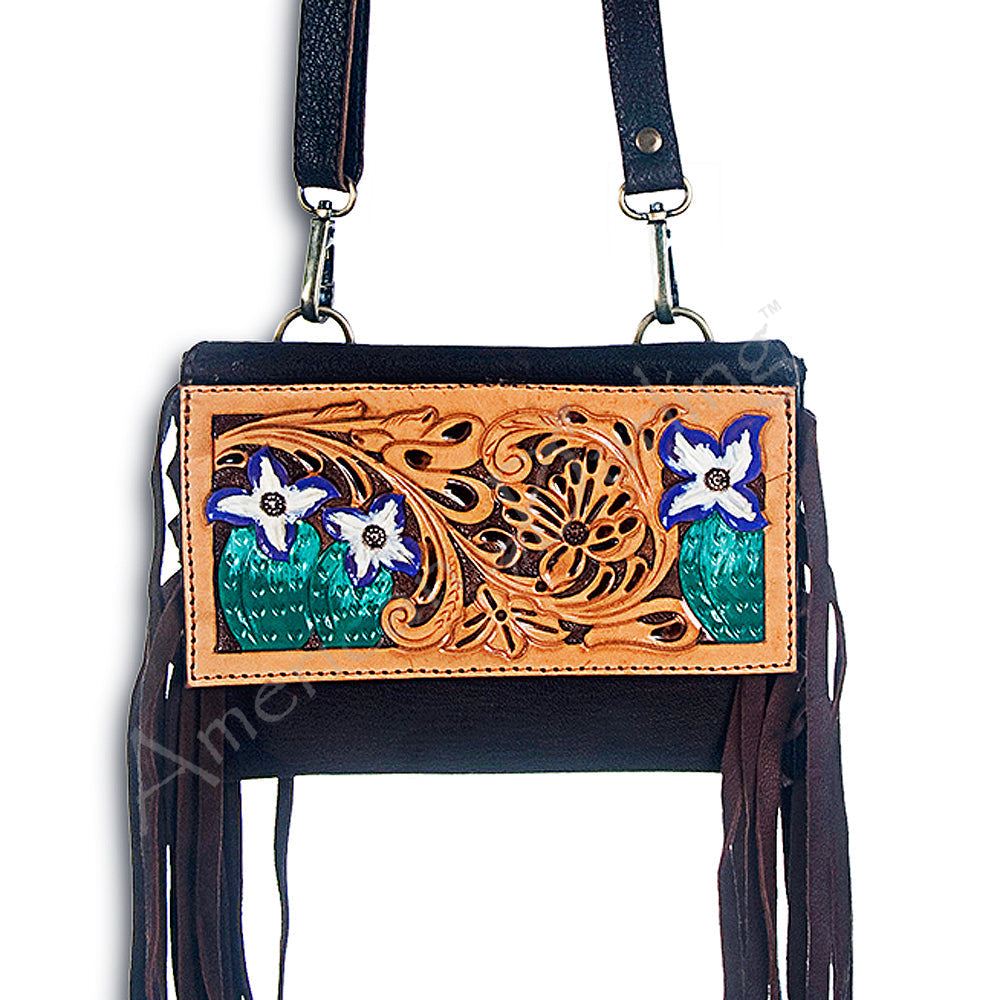American Darling Hand-Tooled Genuine Leather Wallet