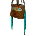 American Darling Hand-Tooled Genuine Leather Tote