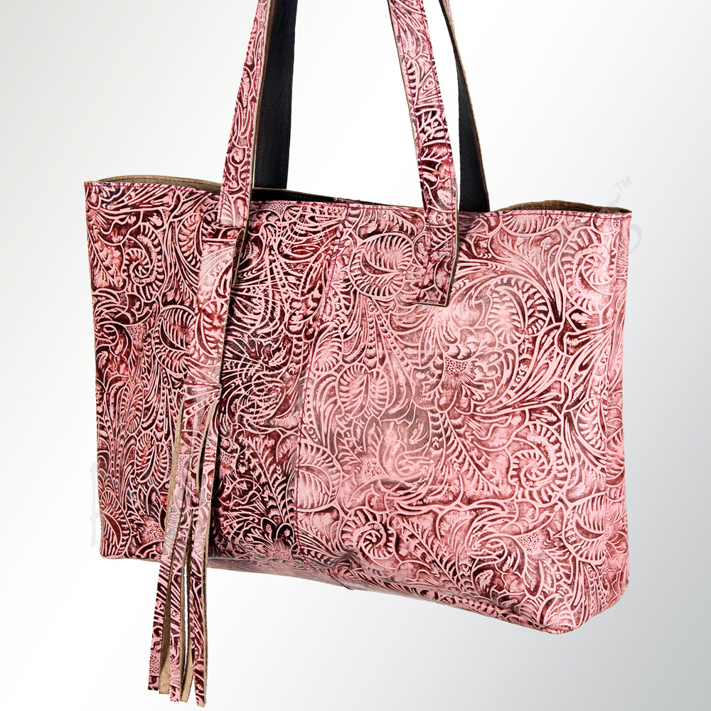 American Darling Embossed Genuine Leather Tote