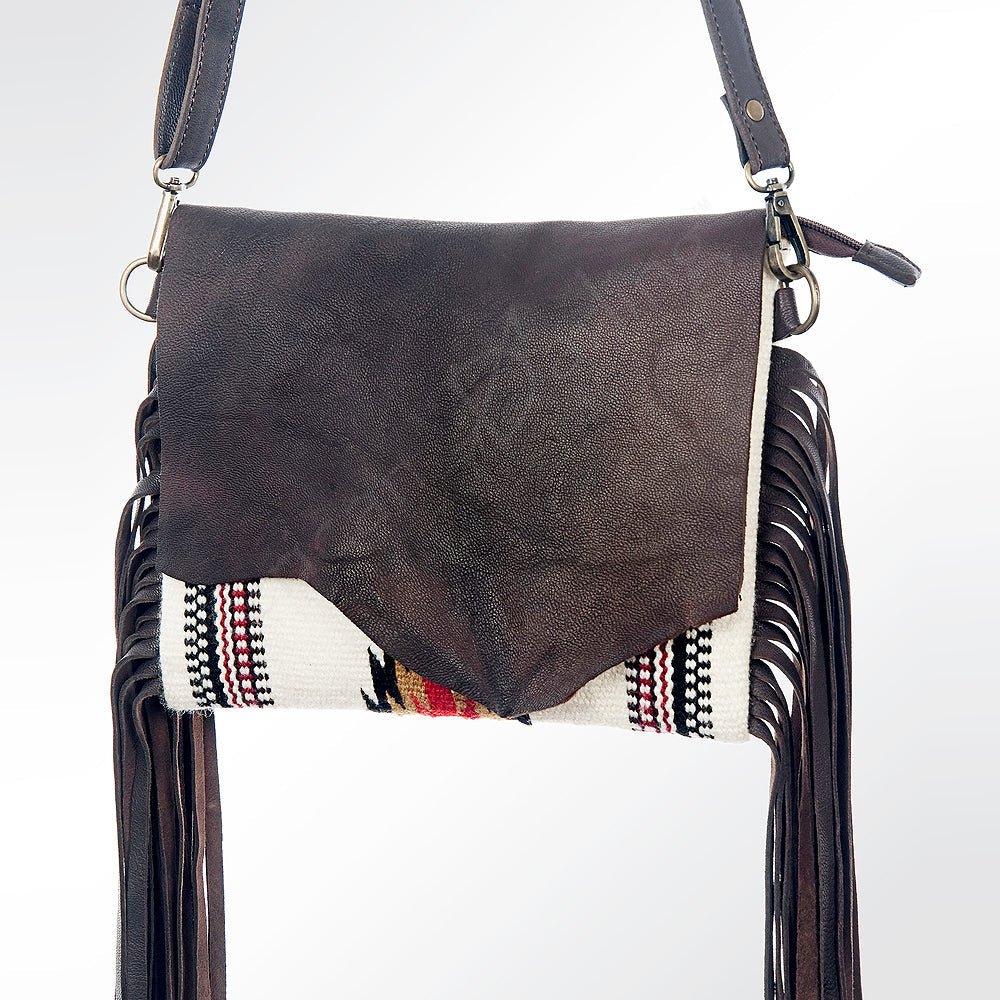 American Darling Crossbody Saddle Blanket Genuine Leather