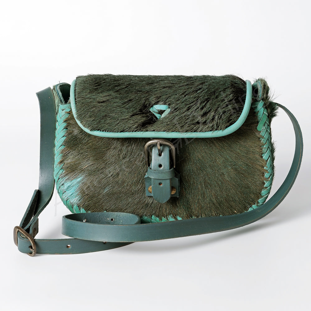 American Darling Hair-On Genuine Leather Crossbody Bag