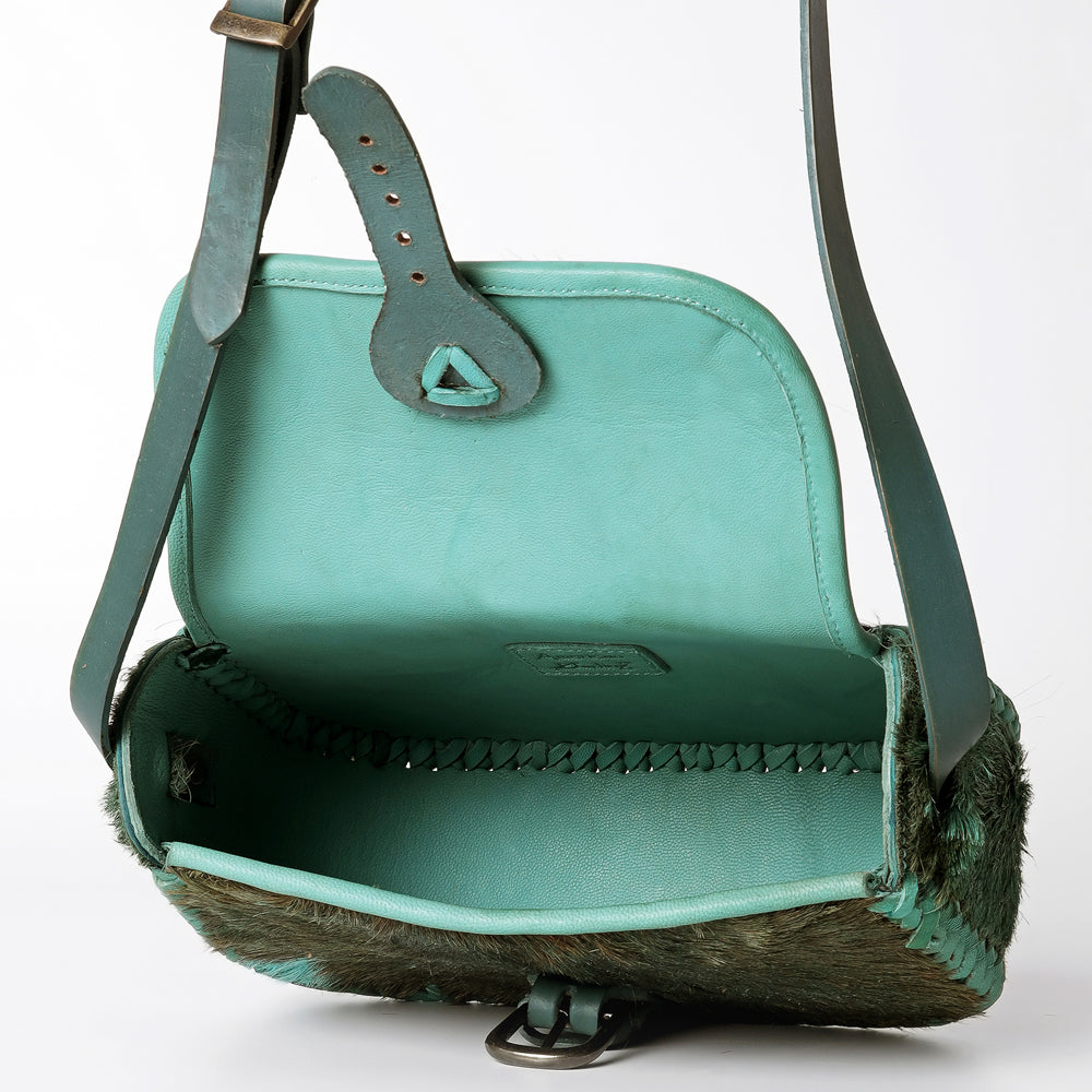 American Darling Hair-On Genuine Leather Crossbody Bag