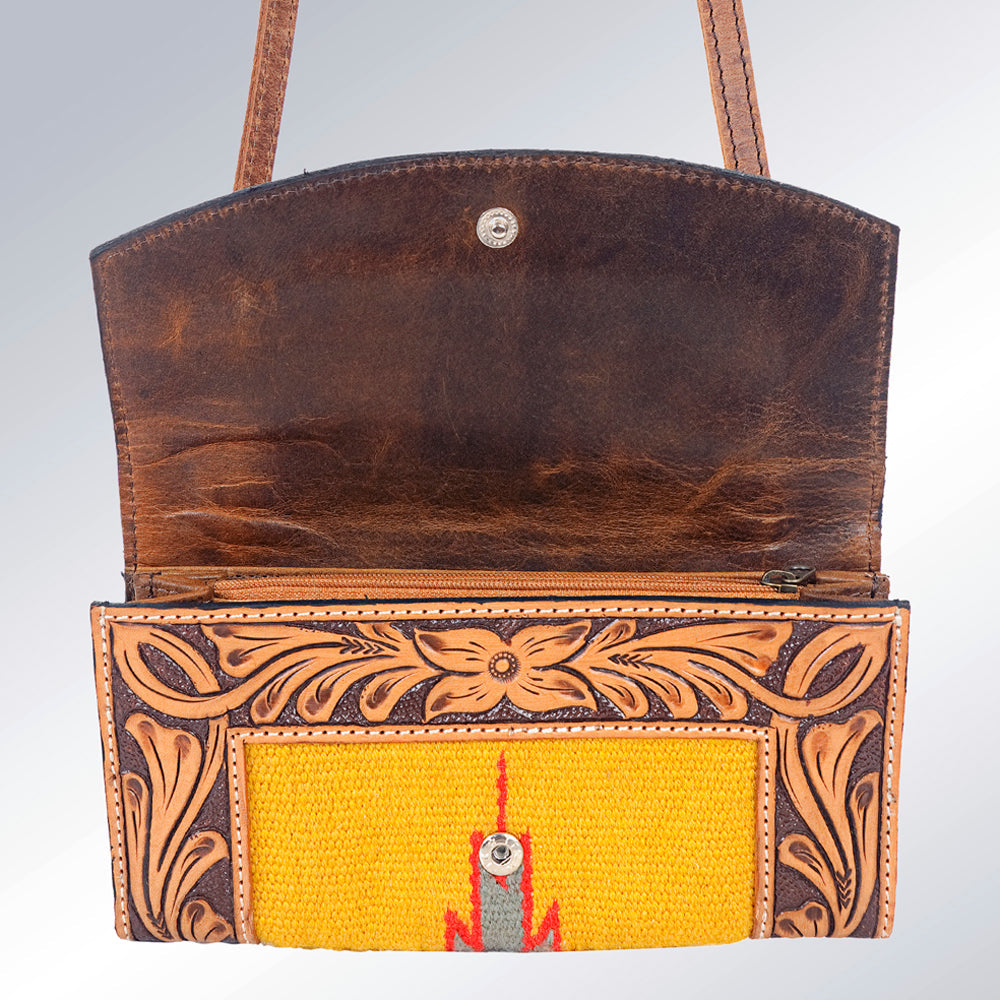 American Darling Organiser Hand Tooled Saddle Blanket Genuine Leather Western Women Bag Handbag Purse | Organiser Bag for Women | Cute Organiser Bag |Organiser Purse