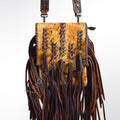 American Darling Hand-Tooled Hair-On Genuine Leather Wallet