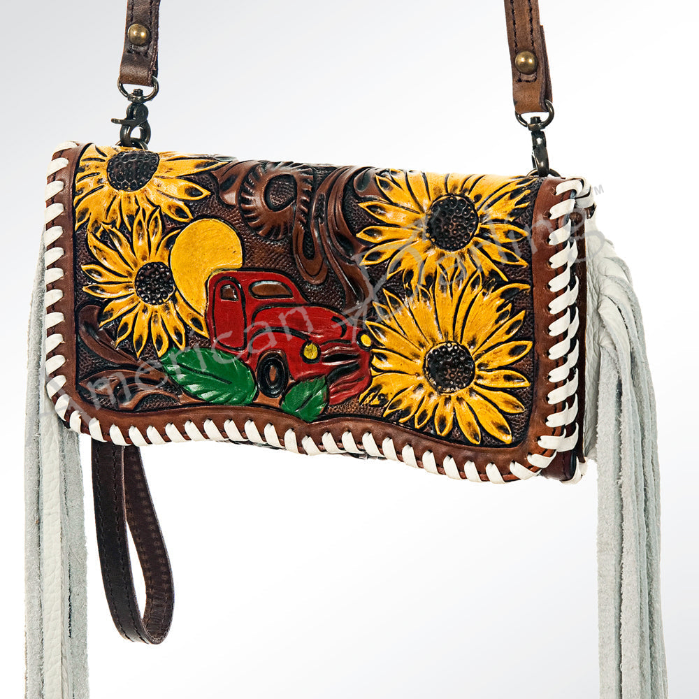 American Darling Hand-Tooled Genuine Leather Organizer