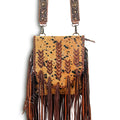 American Darling Hair-On Genuine Leather Crossbody Bag