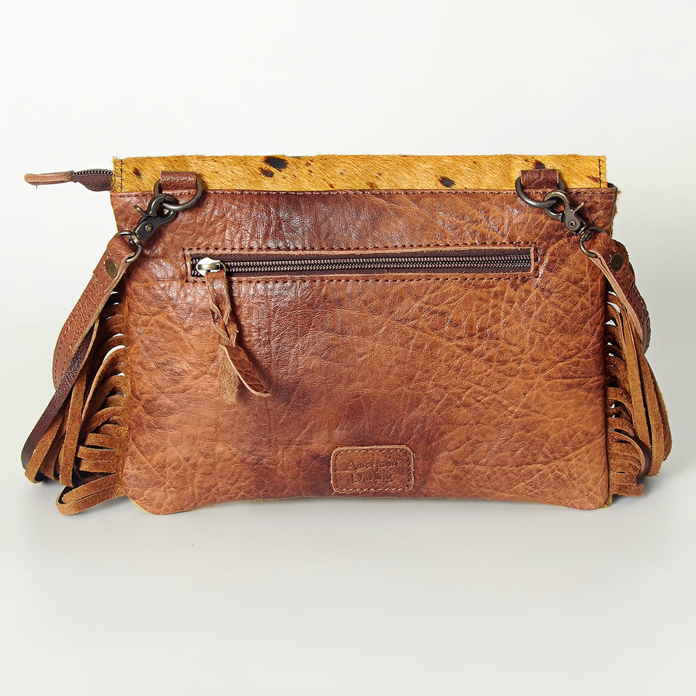 American Darling Hair-On Genuine Leather Clutch