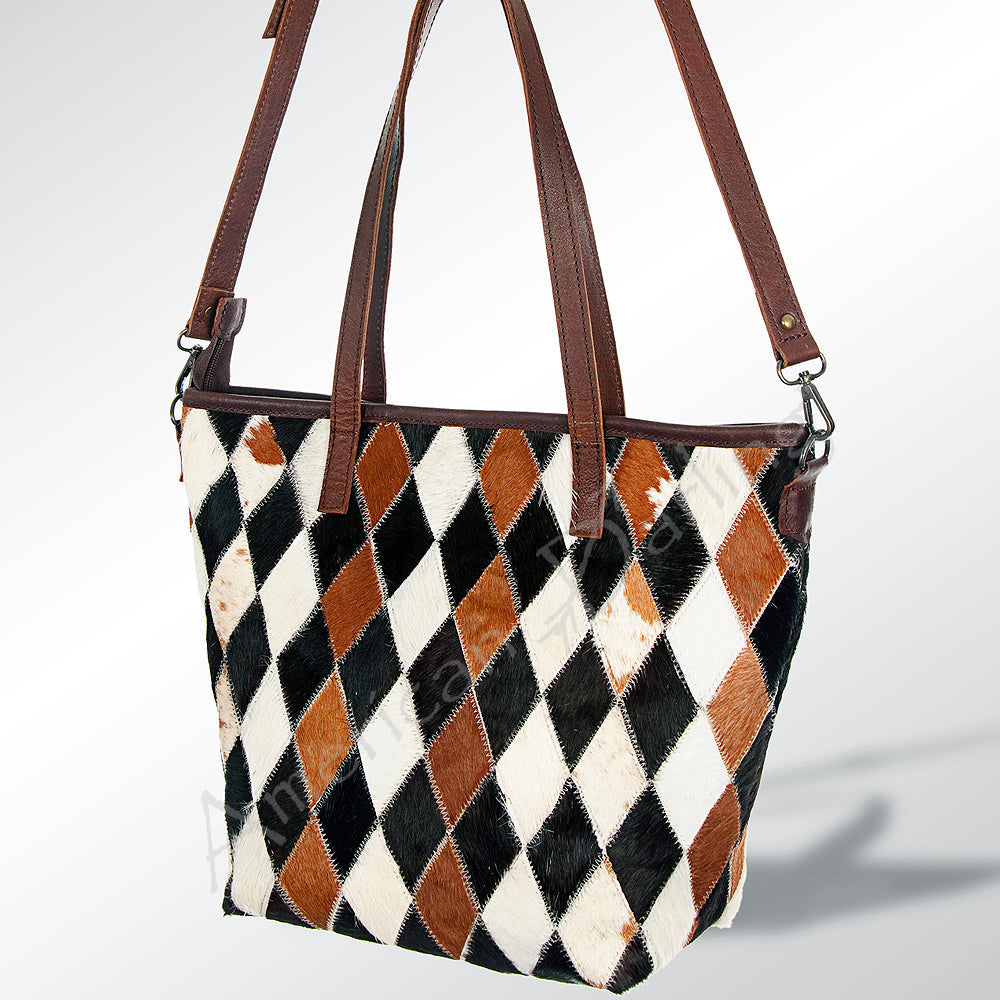 American Darling Hair-On Genuine Leather Tote
