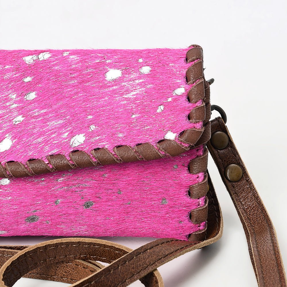 American Darling Hand-Tooled Genuine Leather Small Crossbody Bag