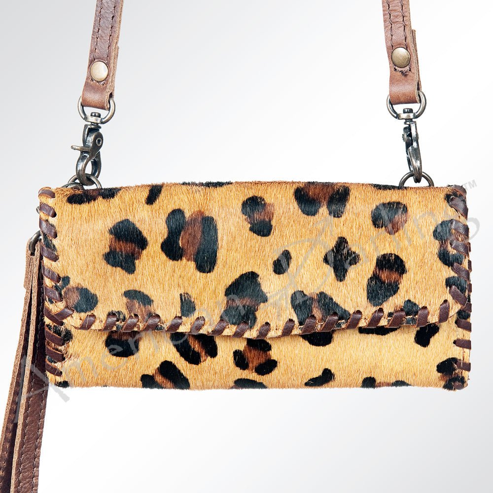 American Darling Hand-Tooled Genuine Leather Small Crossbody Bag
