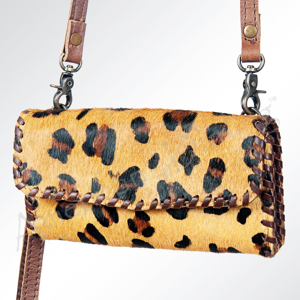 American Darling Hand-Tooled Genuine Leather Small Crossbody Bag