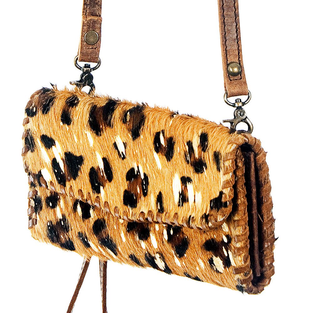 American Darling Hand-Tooled Genuine Leather Small Crossbody Bag