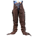 Brown Hilason Full Grain Leather Shotgun Work Chaps