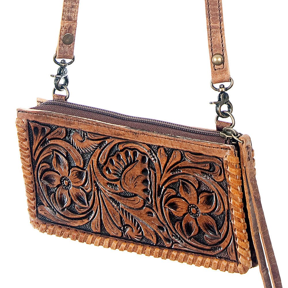 American Darling Hand-Tooled Genuine Leather Wallet