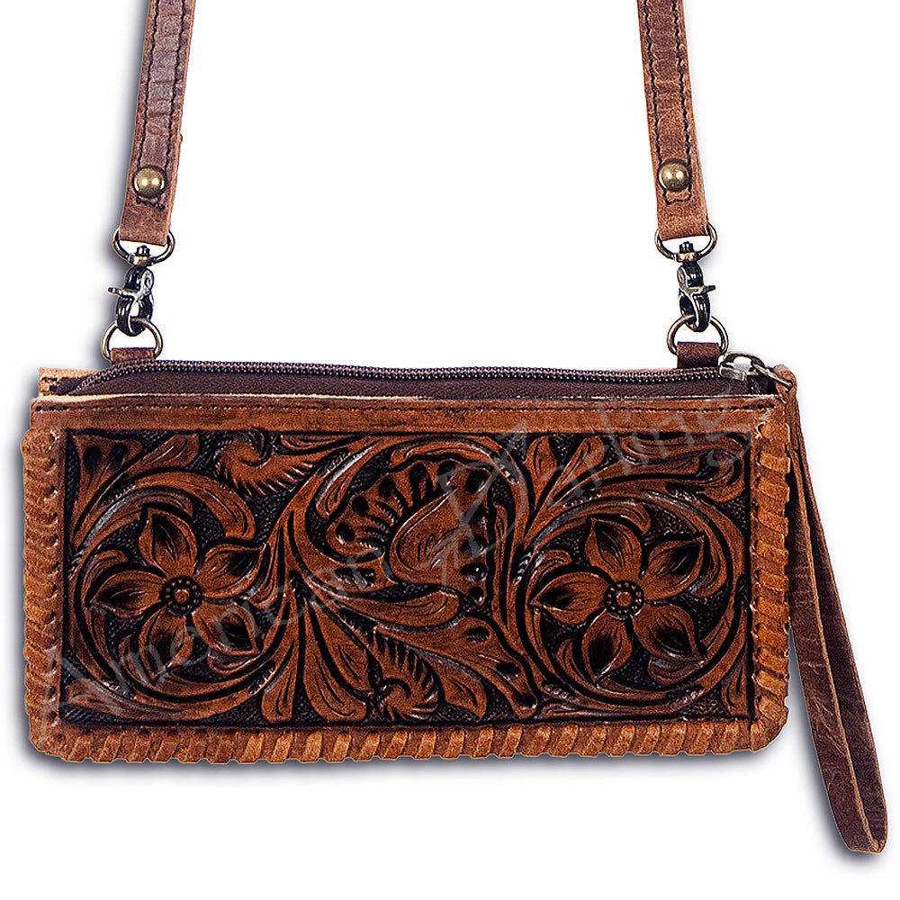 American Darling Hand-Tooled Genuine Leather Wallet