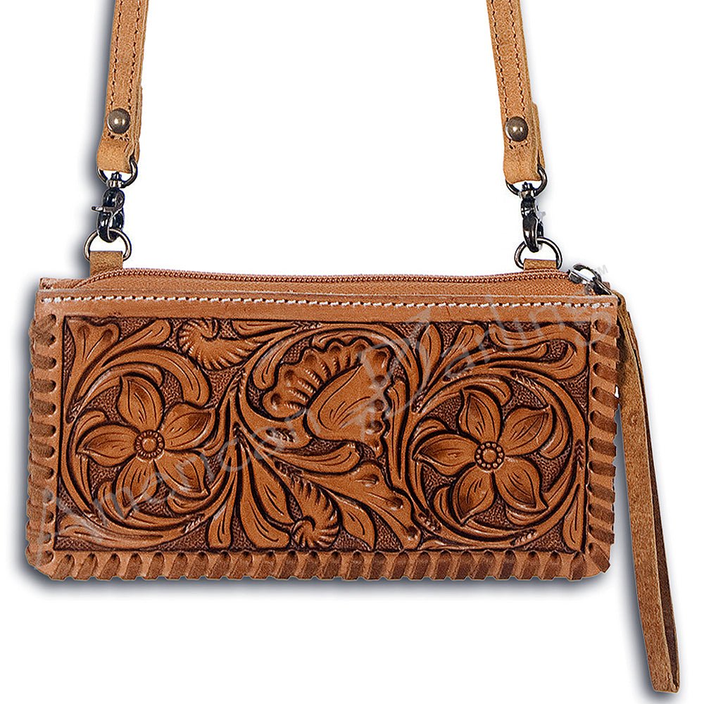 American Darling Hand-Tooled Genuine Leather Wallet