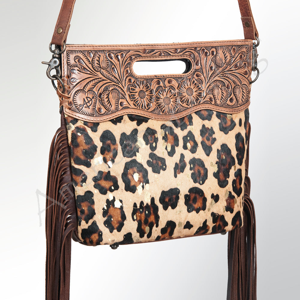 American Darling Clutch Hand Tooled Saddle Blanket Fabric Genuine Leather Western Women Bag Handbag Purse | Purses for Cute