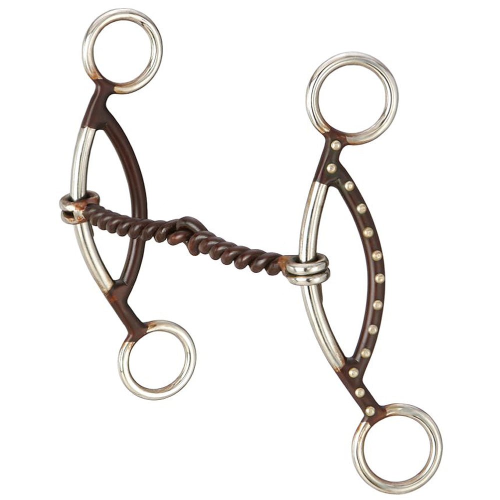 Tough 1 Kelly Silver Star H Gag Twist H. Snaffle Bit – Hilason