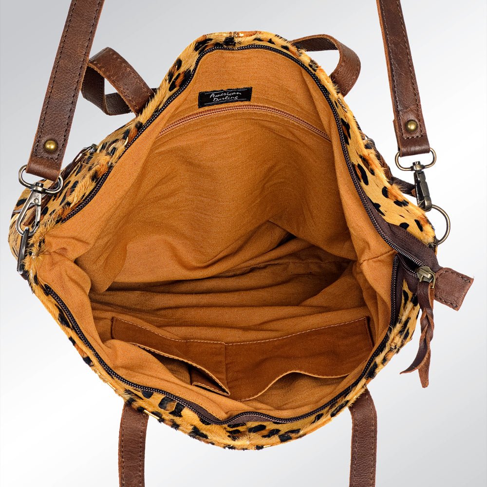 American Darling Tote Hair-On Genuine Leather