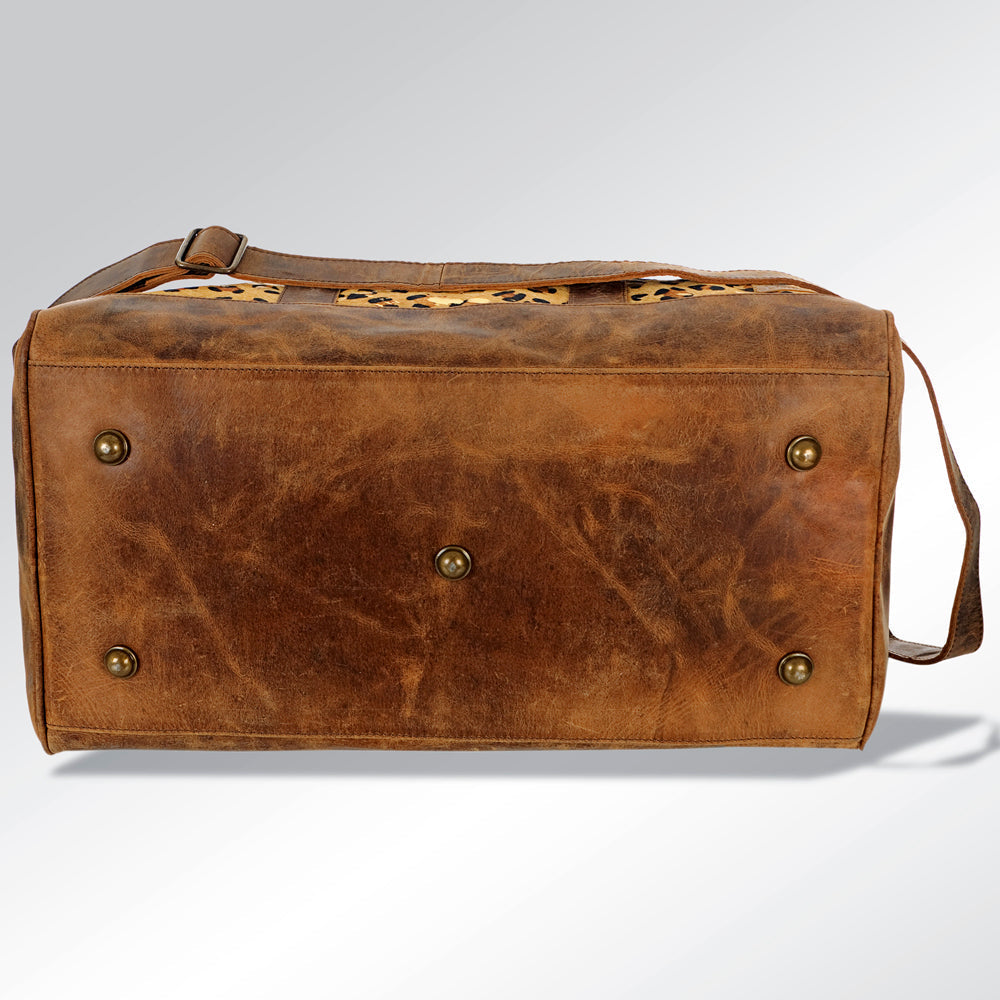 American Darling Women's Duffel Bag Western Hair On Genuine Leather Handbag and Ladies Purse