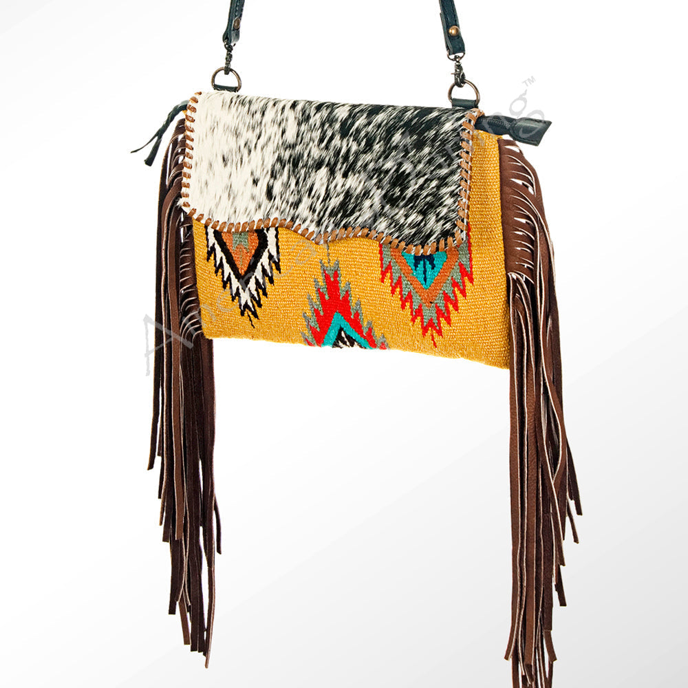 American Darling Crossbody Saddle Blanket Genuine Leather