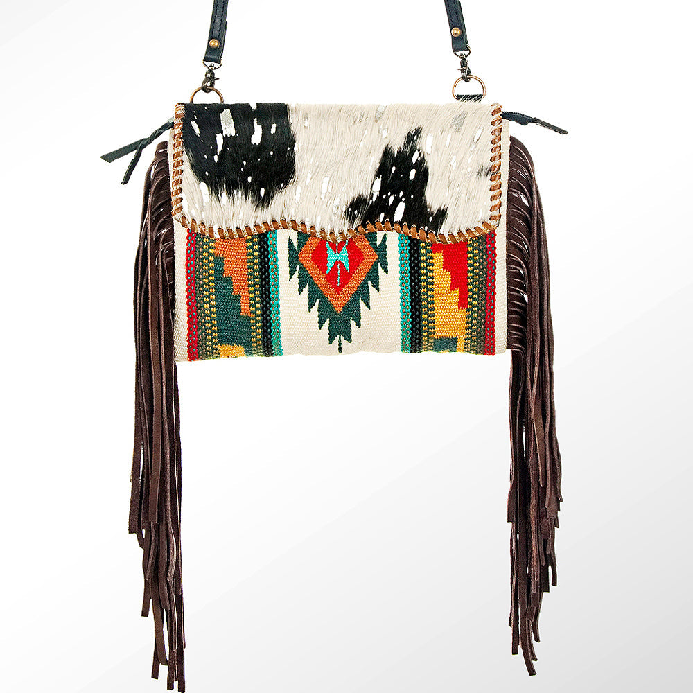 American Darling Crossbody Saddle Blanket Genuine Leather