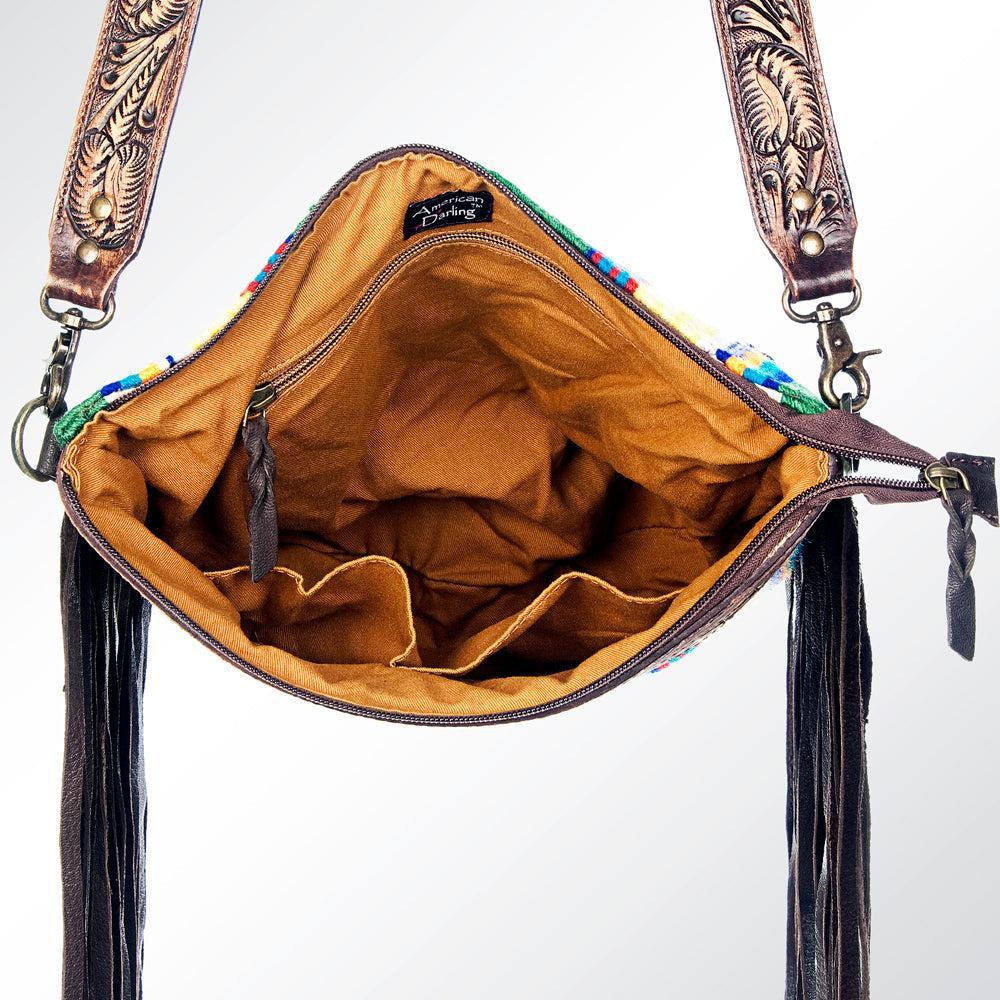 American Darling Saddle Blanket Leather Shoulder Bag