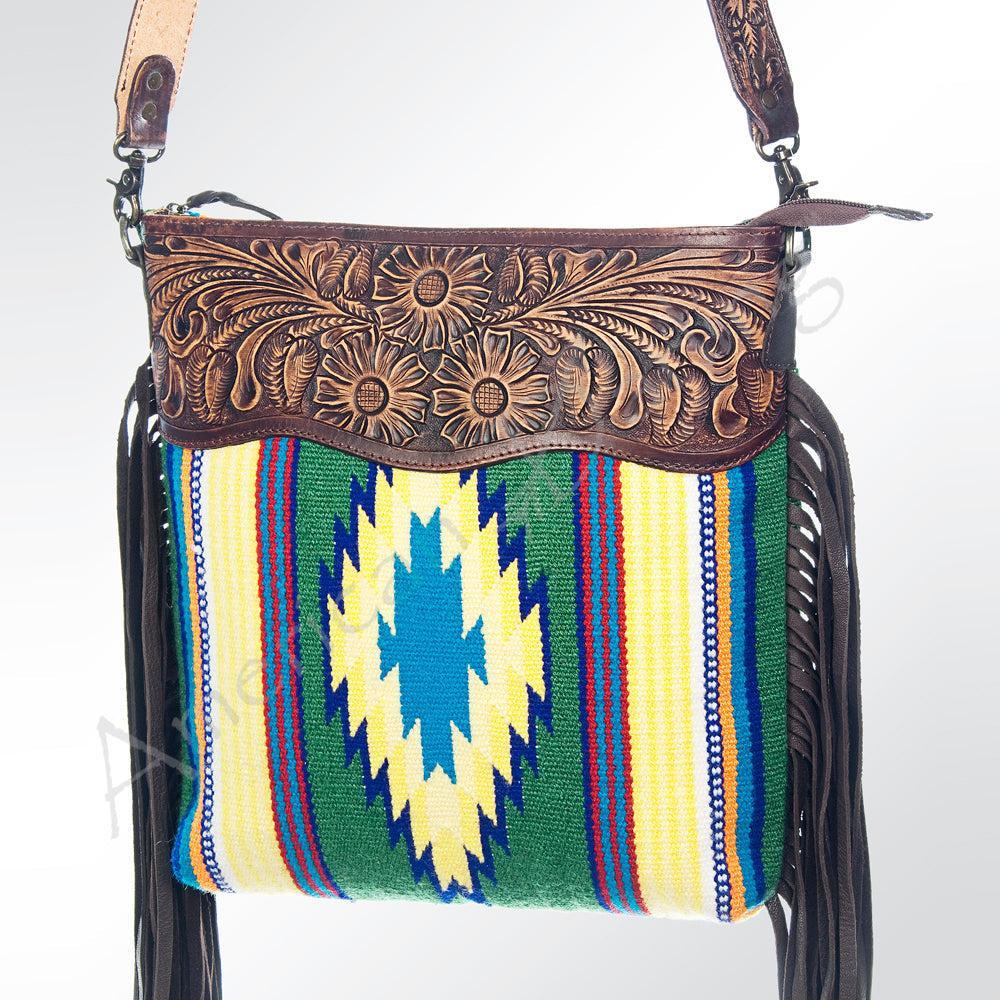 American Darling Saddle Blanket Leather Shoulder Bag