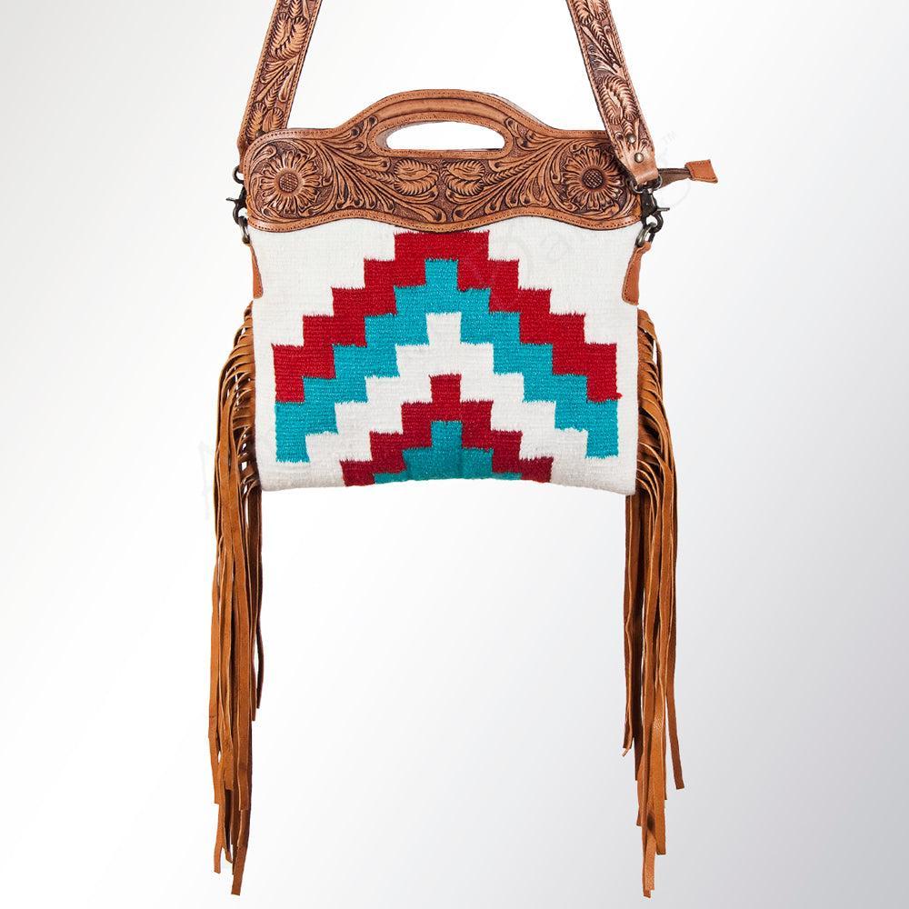 American Darling Saddle Blanket Leather Clutch