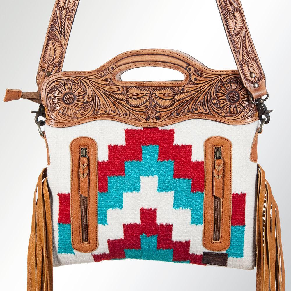 American Darling Saddle Blanket Leather Clutch