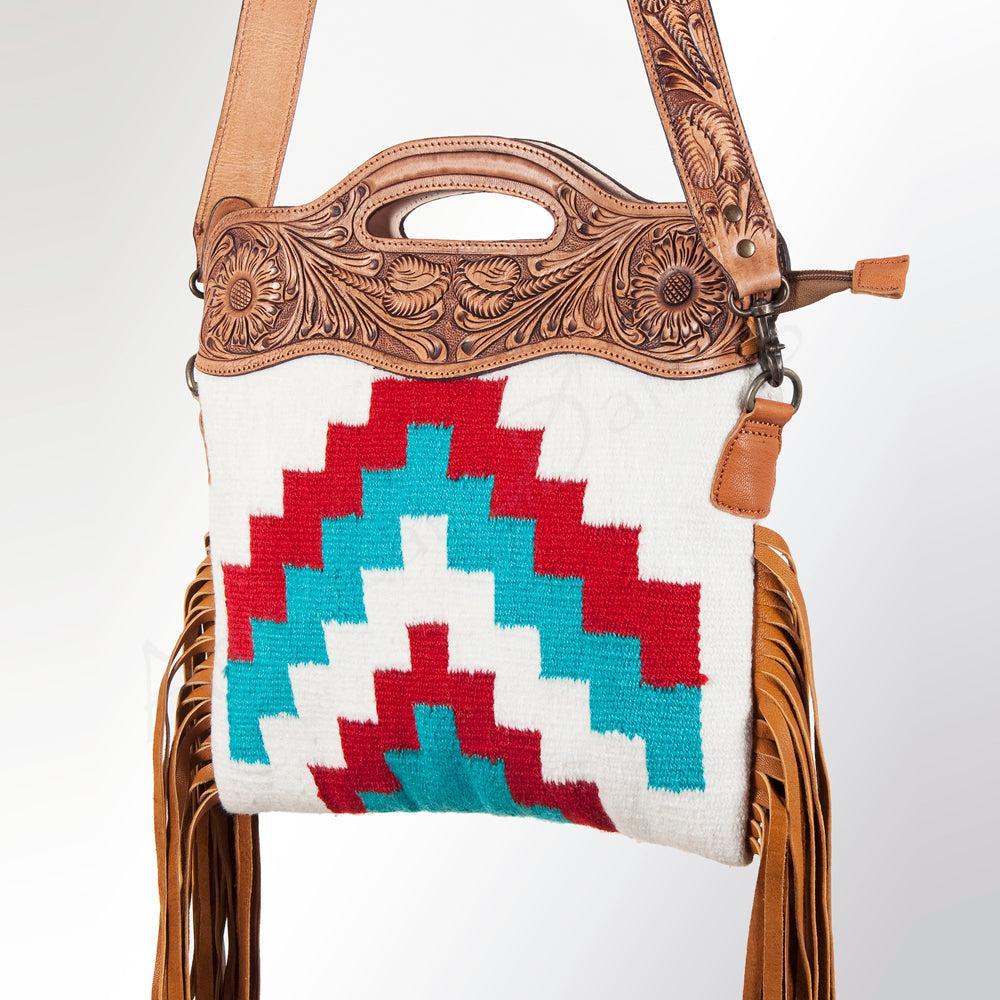American Darling Saddle Blanket Leather Clutch