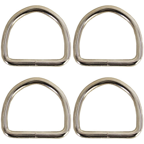 2 Inch 6.6 Mm Hilason Welded Wire Dee Ring Nickel Plt. – Hilason