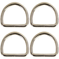 2 Inch 6.6 Mm Hilason Welded Wire Dee Ring Nickel Plated