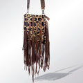 American Darling Hair-On Genuine Leather Crossbody Bag