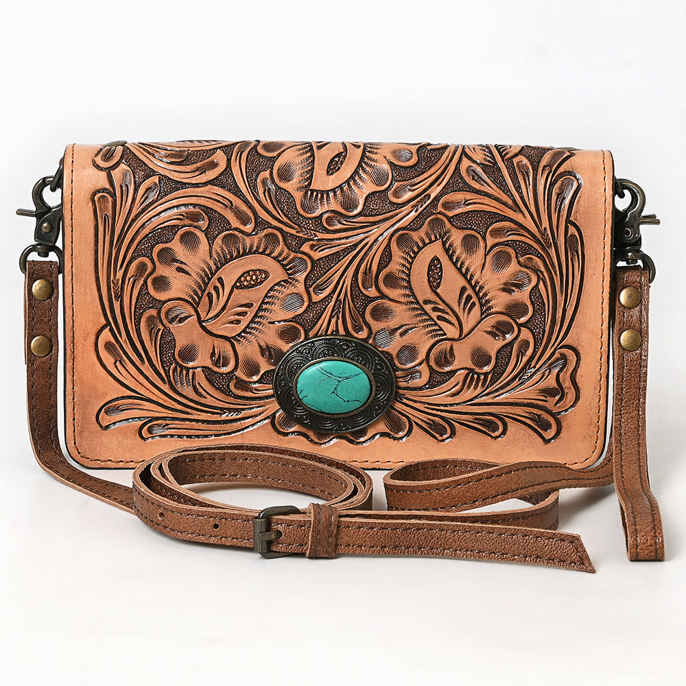 American Darling Hand-Tooled Genuine Leather Wallet
