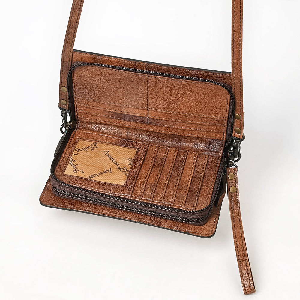 American Darling Hand-Tooled Genuine Leather Wallet