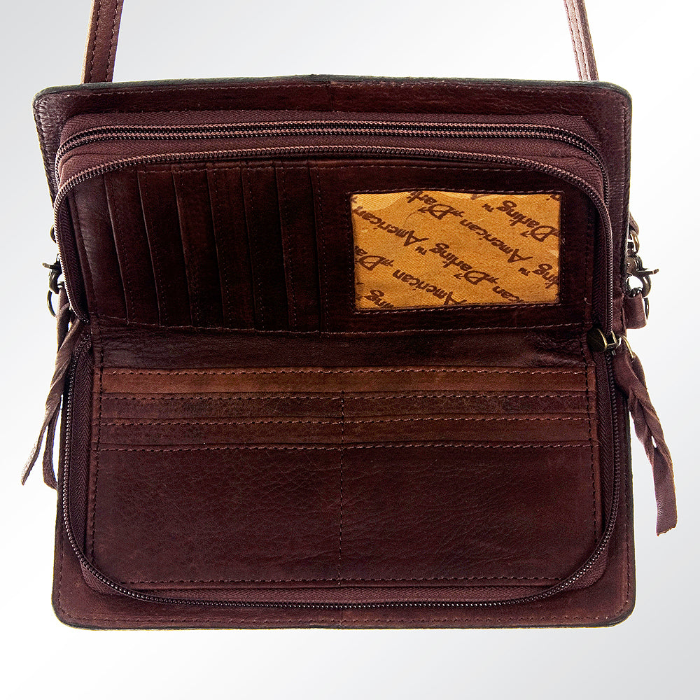 American Darling Hand-Tooled Genuine Leather Organizer