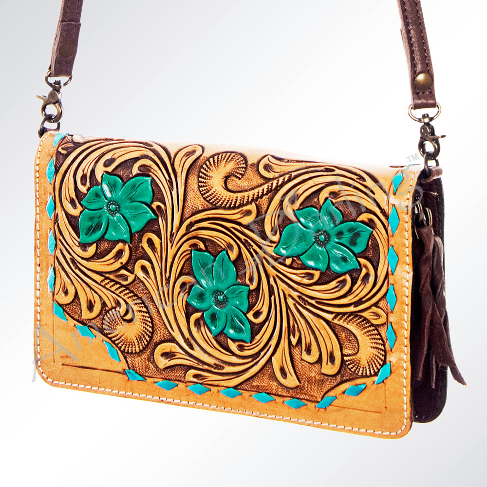 American Darling Hand-Tooled Genuine Leather Organizer