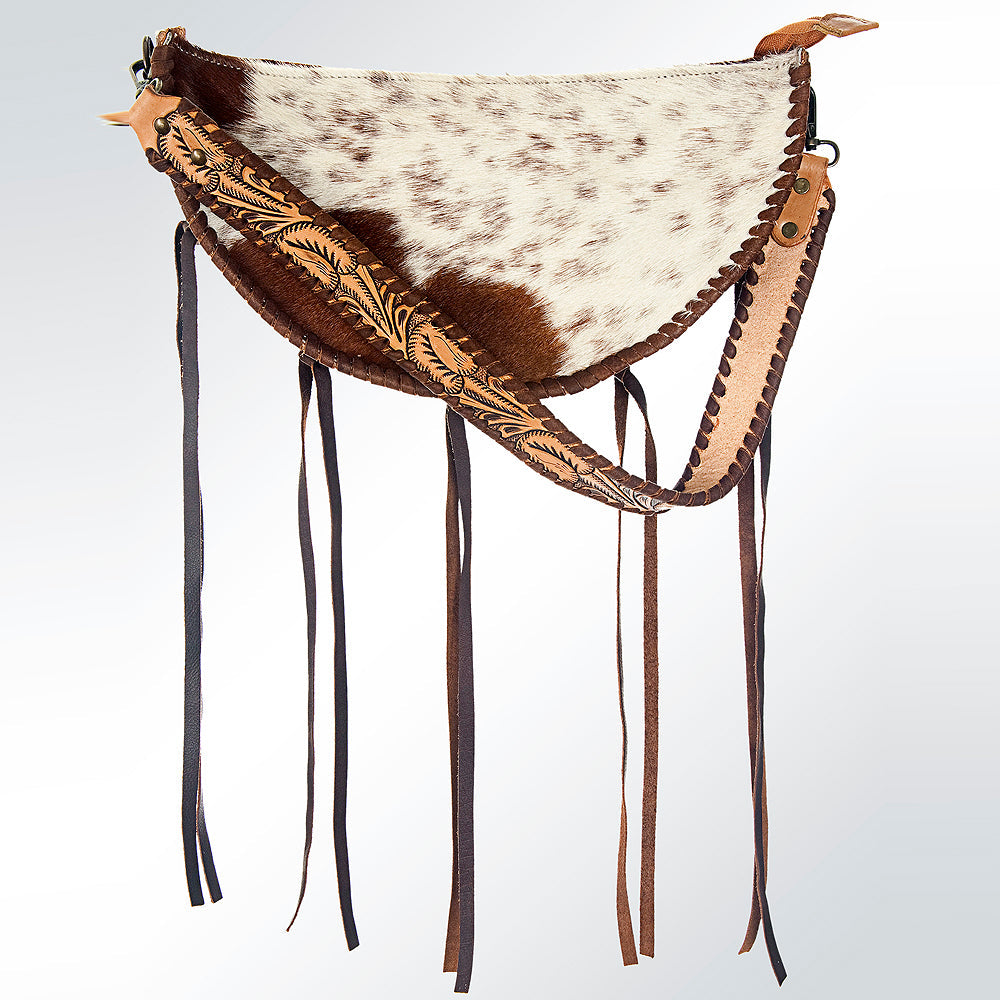 American Darling Hair-On Genuine Leather Hobo Bag