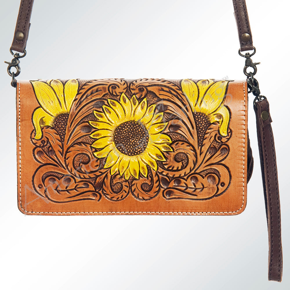 American Darling Hand-Tooled Genuine Leather Organizer