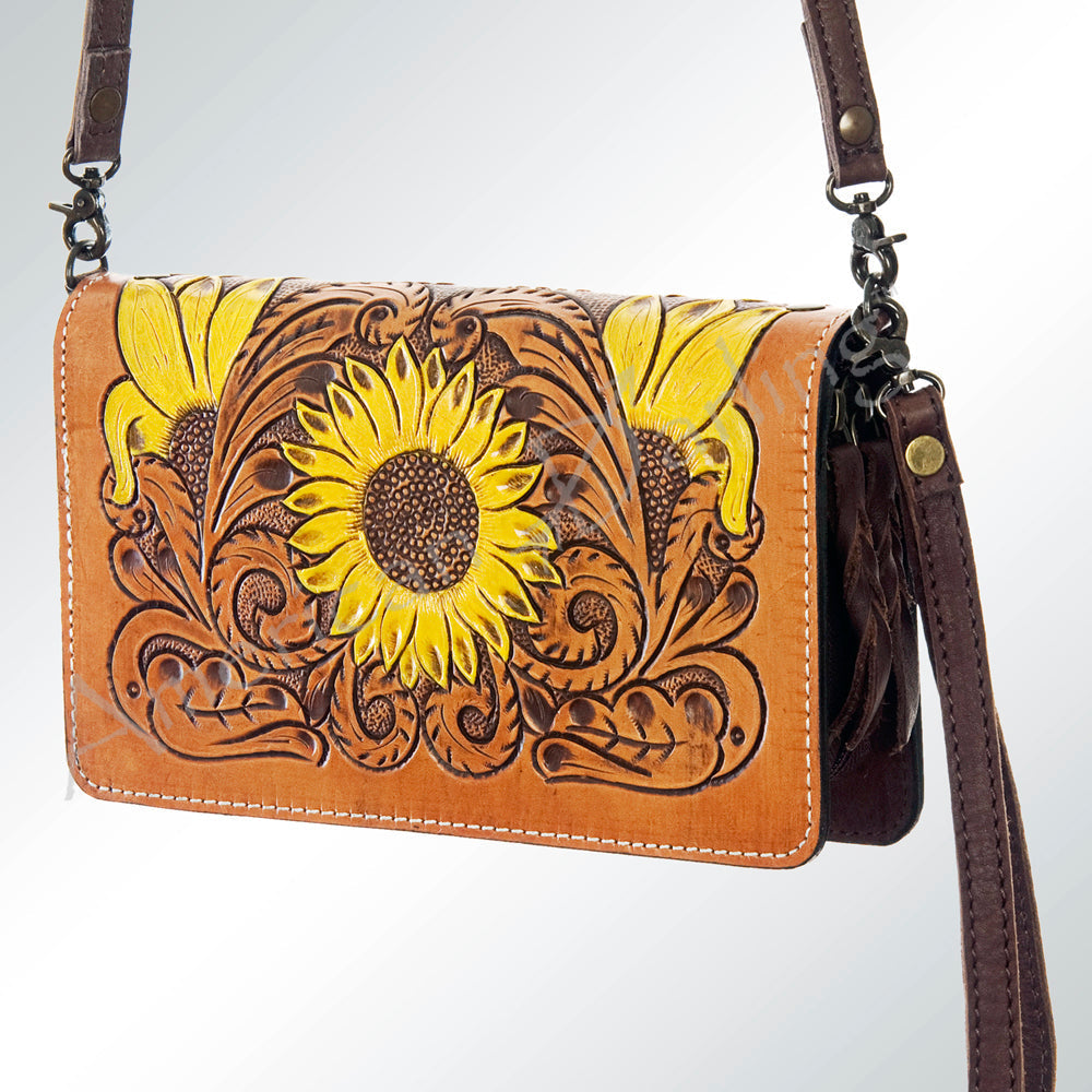 American Darling Hand-Tooled Genuine Leather Organizer