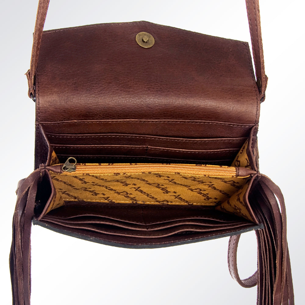American Darling Hand-Tooled Genuine Leather Wristlet