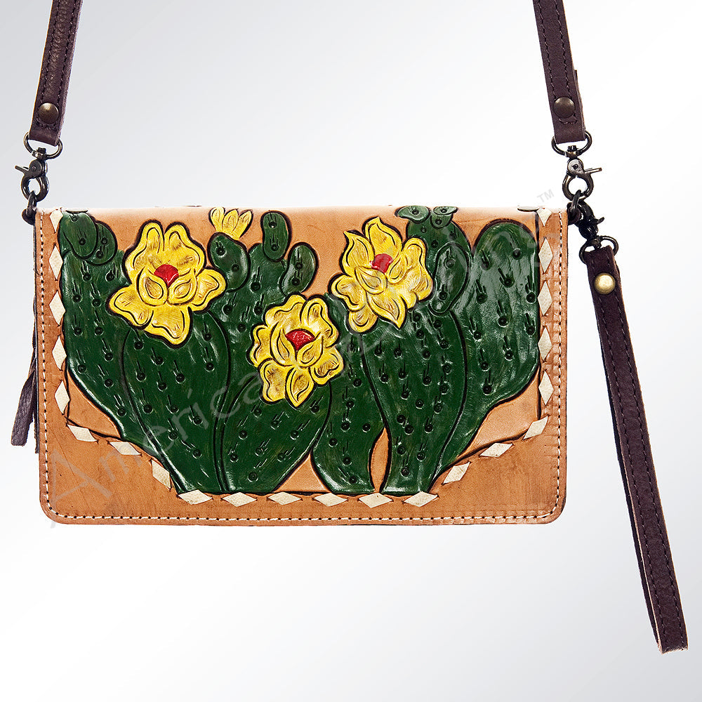 American Darling Hand-Tooled Genuine Leather Wallet