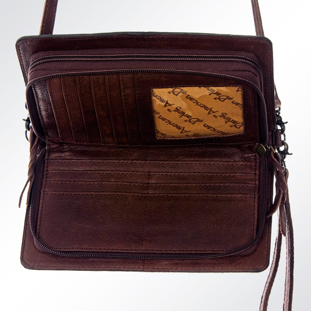 American Darling Hand-Tooled Genuine Leather Wallet