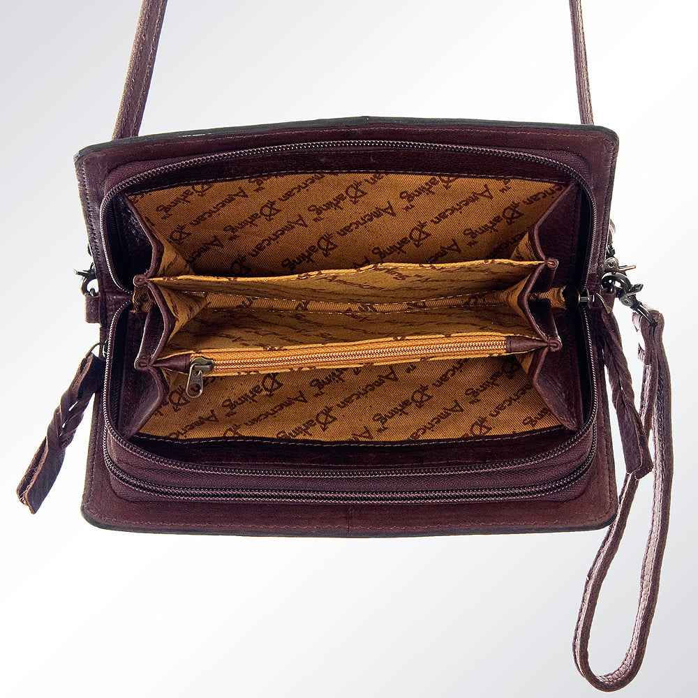 American Darling Hand-Tooled Genuine Leather Organizer