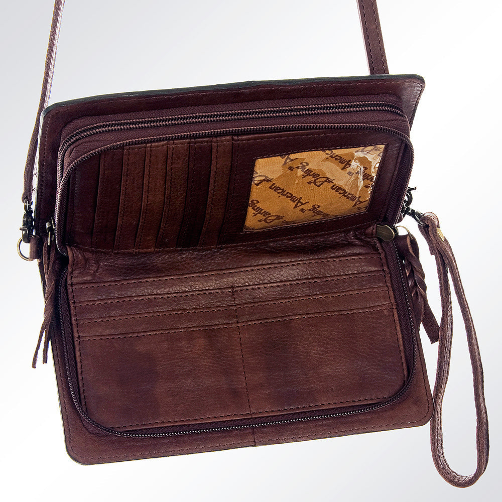 American Darling Hand-Tooled Genuine Leather Organizer
