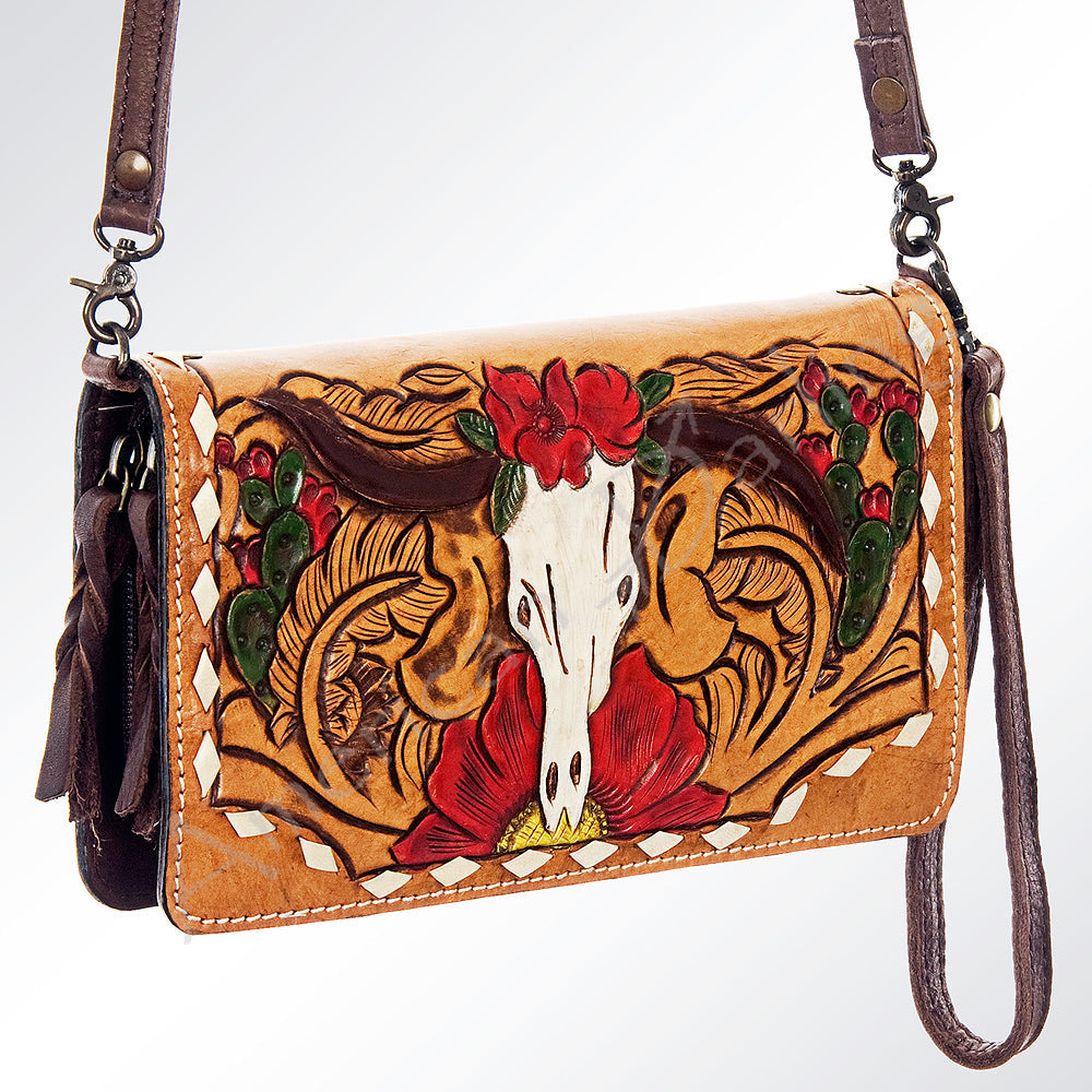 American Darling Hand-Tooled Genuine Leather Organizer