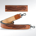 American Darling ADSTF125 Hand Tooled Genuine Leather Crossbody Handle Strap For Bags